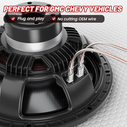RED WOLF Car Door Speaker Wiring Harness Fit for Ford F150 2011-2014, Mercury Grand Marquis 1998-2009, Mazda 6 2003-2011 Install Aftermarket Audio Speaker Wire Cable Plug