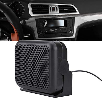 NSP-100 Mini External Speaker, Mobile Radio Microphone with 3W Speakers for Kenwood Yaesu ICOM Ham Car Radios, Dimensions 80 x 72 x 43 mm