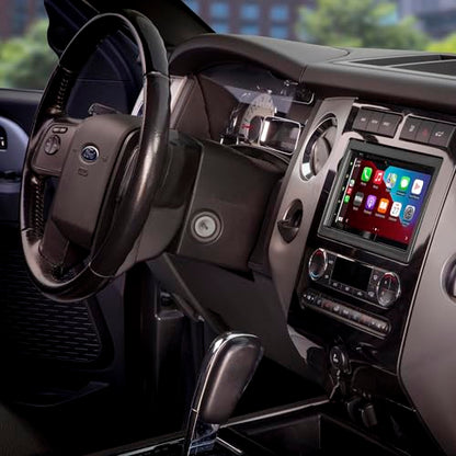 Scosche FD1426B Double DIN Radio Install Dash Kit Compatible with Select 2004-10 Ford, Lincoln and Mercury Vehicles - Aftermarket Car Stereo Installation Kit - See Guide in Images to Verify Vehicle - style: Dash Kit