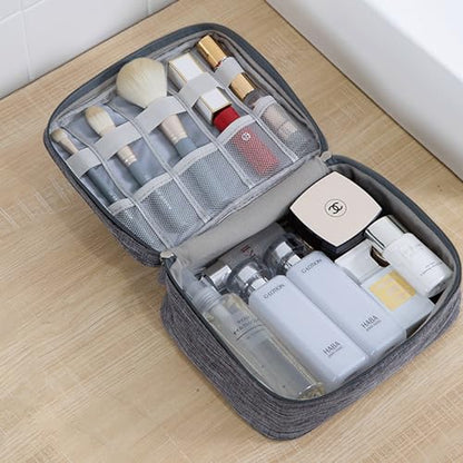 Organizer Case Small Electronic Devices USB Charger Accessories Mouse Phone Cable SD Power Bank Earphone - color: Large-Deep Blue