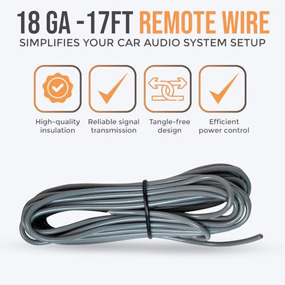 Elite Audio 4 Gauge 5-Channel Amplifier Wiring Kit, 2000W CCA Amp Install Kit – EA-PRMK4-5CH - size: 4 Gauge (5-Channel)