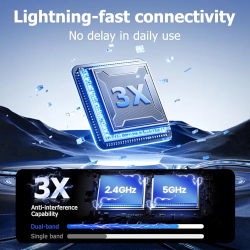 Wireless CarPlay Adapter for iPhone, Converts Wired CarPlay to Wireless, Plug & Play Carplay Wireless Adapter with Fast Auto Connect, Stable Low Latency Connection, Compact Design with iOS 10+ - size: Small