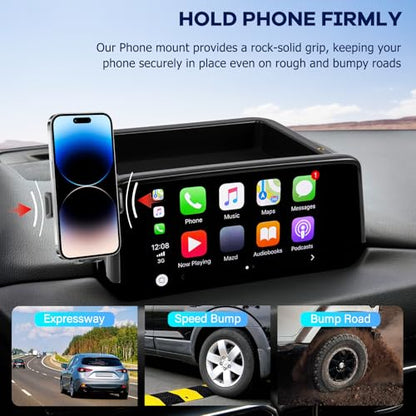 Car Phone Holder Fit for Mazda CX5 2021-2025 Accessories Dashboard Organizer with Cell Phone Mount 10.25-inch, Cell Phone Automobile Cradles Hands-Free 360 Degree Rotation - size: 2021-2025 Mazda CX5