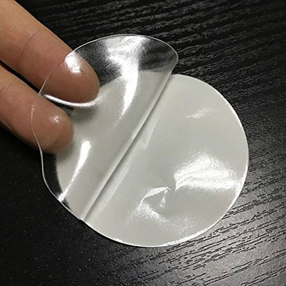 4 Sticky Mounting Pads 1.77 Inches Double Sided Adhesive Wall Mounting Tabs Round Sticky Suction Cup Glue Super Strong for Cameras GPS, Dashboard Toys, Windshield, Tiles, Pictures - size: 1.77 In Diameter