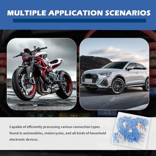 2026 Upgrade 47PCS Automotive Electrical Connector Removal Tool,Professional Depinning Tool Kit Automotive,Universal Automotives Terminal Removal Tools Kit as Car Gadgets/Household