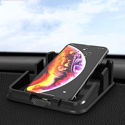Tumecos Car Dashboard Anti-Slip Mat, Universal Non-Slip Phone Holder Pad for Car, Anti-Skid Grip Mat, Dashboard Phone Mount for Most Vehicles - style: Style A
