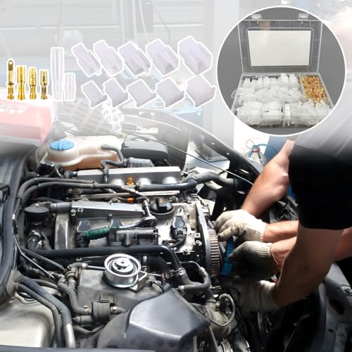 Zpana 700PCS 2.8mm Car Electrical Wire Connectors Kit, 2 3 4 6 9 Pin Male & Female Header Crimp with 30 Sets 4mm Bullet Terminal, Automotive Electrical Connectors Assortment, Universal Fit
