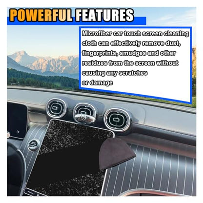 KITUREK Triangle Car Touch Screen Cleaner Cloth, Microfiber Cleaning Pad - style: Triangle