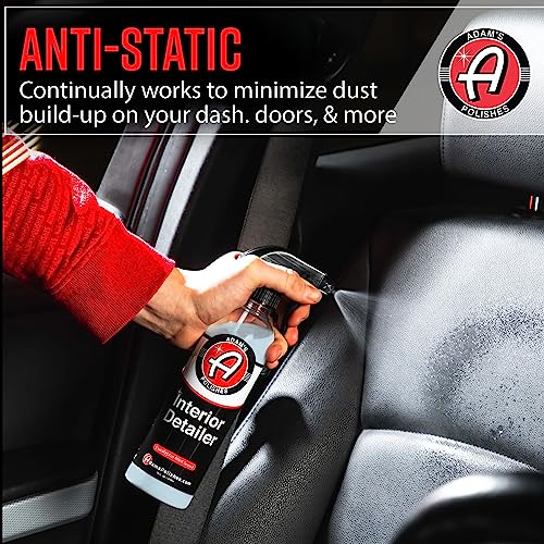 Adam's Interior Detailer (5 Gallon) - Total Car Interior Cleaner, Protectant & Dressing, Leather Conditioner, UV Protection Vinyl, Dashboard, Screen, Seat Cleaner & More