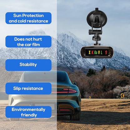 Super Radar Detector Mount,Super Car Windshield,Dashboard Suction Cup Bracket,Suitable for Radar Detector (for Whistler Radar) - style: For Whistler Radar