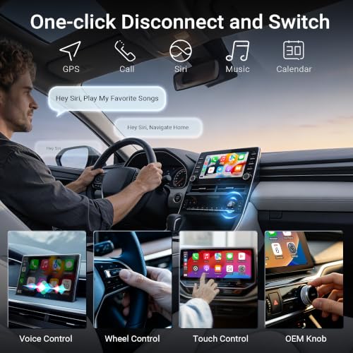 MINIX CA525 2-in-1 Wired to Wireless CarPlay Adapter for iPhone & Android