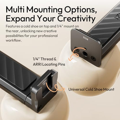 ULANZI Select CA15 iPad Tripod Mount, Aluminum Tablet Clamp, Fits 7.9"-12.9" iPad/mini/Air/Pro, One-Push Quick Lock, Arca-Uka Base + 1/4" + Cold Shoe, Tablet Holder for Video Recording/YouTube/TikTok - size: 7.9"-12.9"-CA15