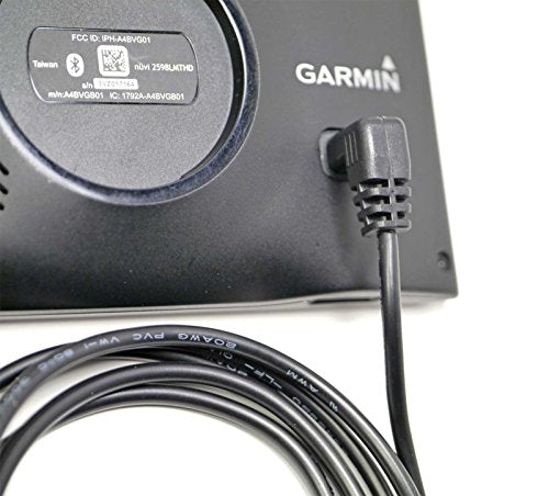 EDOTech Direct Mini USB Hardwire Car Charger Power Cord for Garmin Nuvi Drive DriveSmart DriveAssist DriveTrack RV Auto Navigation GPS