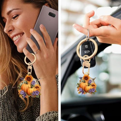Hummingbird Sunflower Leather Keychain Case Holder,GPS Tacker With Keychain Ring,Access Card Scratch-Resistant,Finders Accessories For Pets, Luggage, Wallet, Backpacks - color: Hummingbird Sunflower