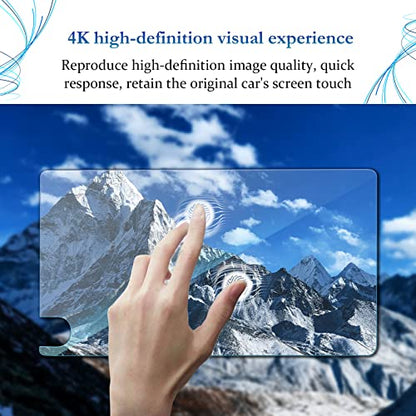 SKTU 2023 2024 2025 RAV4 Screen Protector for 2023-2025 Toyota RAV4/RAV4 Hybrid 8In Navigation Tempered Glass HD Clear 2023 2024 2025 RAV4 Accessories - color: 2023-2025 RAV4 8 Inch Tempered Glass
