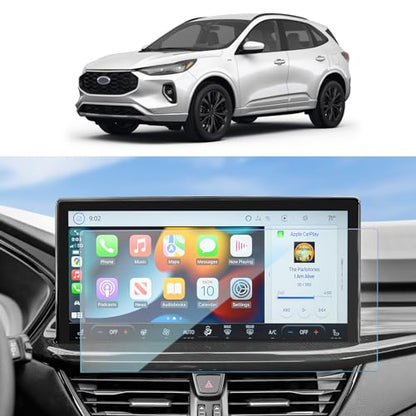 SKTU for 2023 2024 2025 2026 Ford Escape Screen Protector 13.2 Inch for 2023 2024 2025 2026 Ford Escape ST-Line /ST-Line Select/Platinum /ST-Line Elite Sync4 13.2-Inch Touchscreen Ford Escape 2023 2024 2026 Accessories Tempered Glass [Ultra Clear, Anti-Gl