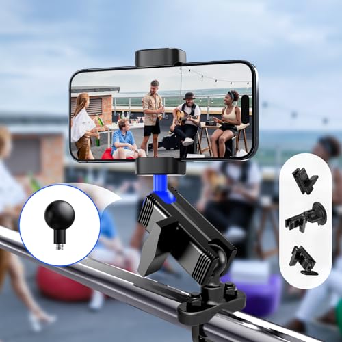 1-Inch B Size Ball to 1/4"-20 Screw Adapter – Camera Mount Converter, Fits Standard 1" Ball Bases, Connects Dash Cams, Action Cameras & Photography Accessories - size: 1 inch ball to 1/4" Screw