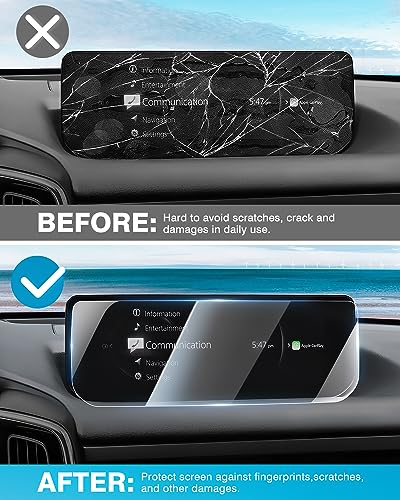 Karltys [Upgrade 2 Pack Screen Protector for 2026~2023 Mazda CX-50/CX50 10.25 Inch [No Glare & Fingerprint] Tempered Glass 2023~2026 Mazda CX-50/CX50 Accessories - size: 10.25 Inch 2023~2025 Mazda CX-50/CX50