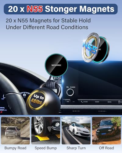 SKYLOTEC 15W Magnetic Charger Phone Holder for Mercedes-Benz GLC 2020-2022 - color: Magnetic Wireless Charger, size: GLC 2020-2022