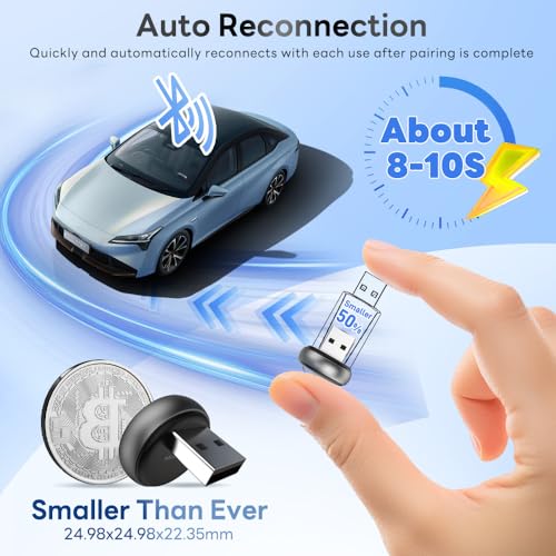 Carlinkit Mini Ultra 3(Mini Design) Wireless CarPlay & Android Auto Adapter - color: Black