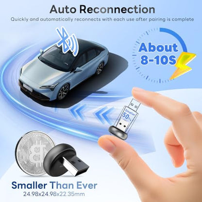 Carlinkit Mini Ultra 3(Mini Design) Wireless CarPlay & Android Auto Adapter - color: Black