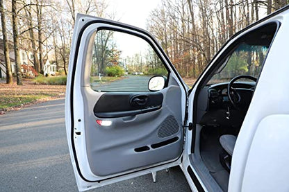 iJDMTOY Clear Lens 45-LED Red/White Side Door Courtesy Light Assemblies Compatible with Ford 1997-2003 F150, 1997-1999 F250 Light Duty, Replace OEM Clear/Red Lens Lamps - style: Clear Lens