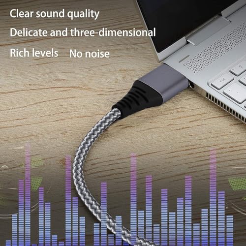 USB to 1/4 inch TRS Audio Stereo Cable 10FT,USB-A to 6.35mm Quarter inch Aux Jack Stereo Audio Cable for PC, Laptop, Amplifier, Mixer, Home Theater, Speaker ect - size: 10FT, style: USB to 1/4 TRS Audio Cable