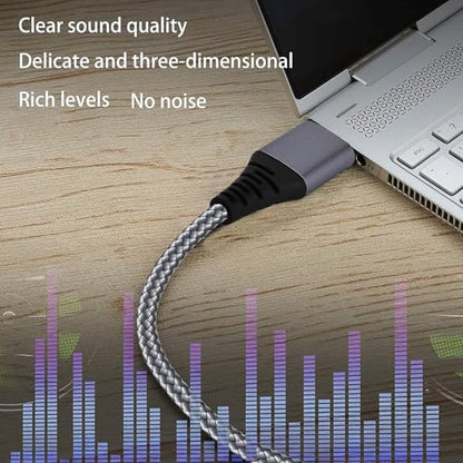 USB to 1/4 inch TRS Audio Stereo Cable 10FT,USB-A to 6.35mm Quarter inch Aux Jack Stereo Audio Cable for PC, Laptop, Amplifier, Mixer, Home Theater, Speaker ect - size: 10FT, style: USB to 1/4 TRS Audio Cable