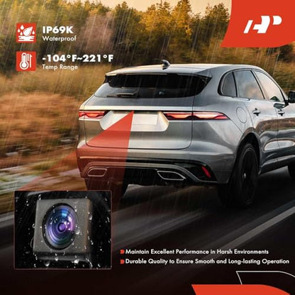 A-Premium Rear View Backup Camera Compatible with Chevrolet & GMC