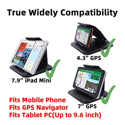 Dashboard GPS Phone Tablet PC Navigation Mount Holder Universal Fit