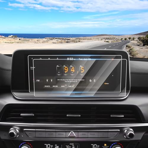 Canvcle 2PCS Screen Protector for 2020-2022 Kia Telluride & Kia Niro Accessories, 10.25 Inch Navigation Screen Tempered Glass Touchscreen Protector Navigation Screen Cover Protective Film - size: 2020-2022 Kia Telluride/Kia Niro 10.25 Inch