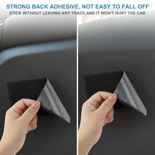 Accmor Universal Car Side Pocket Organizer, PU Leather Car Pocket Pouch Cell Phone Sunglasses Holder, Car Phone Pocket Organizer Accessories for Car Seat, Door, Window, Console