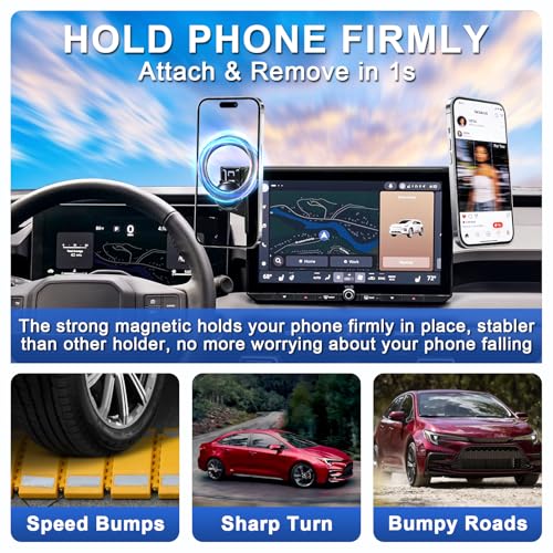 Dual-End Car Phone Holder for Toyota RAV4 2026 Accessories 10.5-Inch Screen - size: For Toyota 2026 RAV4 10.5-inch