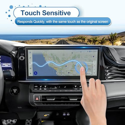 2025 2026 Camry Screen Protector for Toyota Camry (XLE/XSE) 12.3-inch Touchscreen, 9H Tempered Glass 2026 Camry Accessories Anti-scratch&HD Transparent 12.3" - color: 12.3-inch