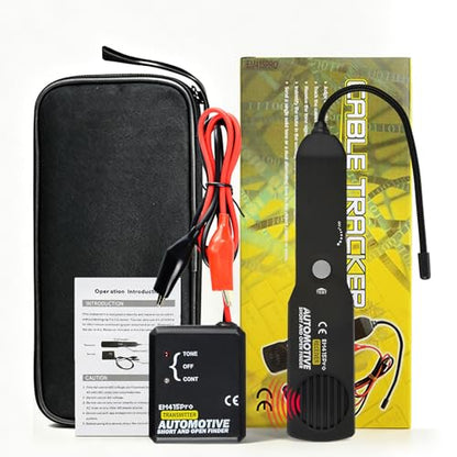EM415Pro Automotive Wire Tracer Circuit Breaker Finder-Car Broken Wire Detector Tool,DC 6-42V Low-Voltage Auto Circuit Tester for Cars Truck Boat and Low Voltage DC Diagnostics