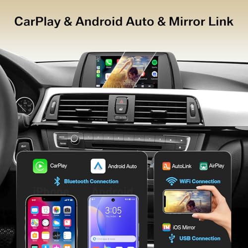 Wireless CarPlay & Android Auto MMI Retrofit Kit Adapter for BMW CIC System - size: BWM CIC System
