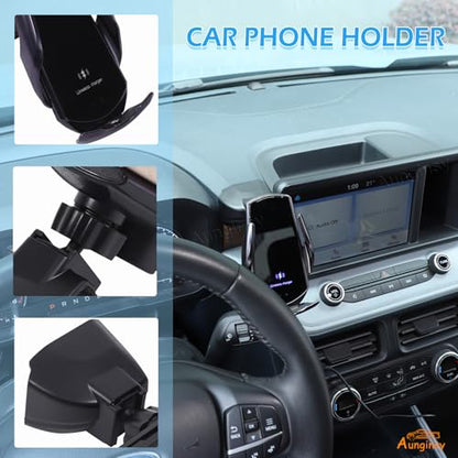 Car Mobile Phone Holder Compatible with Ford Maverick 2022-2025 Center Console Multimedia Display Left Side Panel Cell Phone Mount Dashboard Vent Clip Bracket Universal Phones Navigation Accessories - style: Style D
