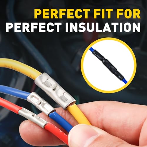 haisstronica 비절연 버트 커넥터 AWG 4 주석 도금 구리 10개 - size: 4 AWG