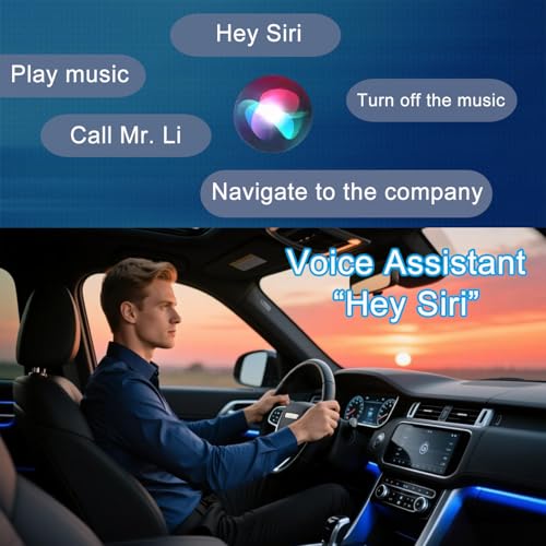 Wireless CarPlay Adapter for Apple Car Play, Small Mini Edition, Converts Factory Wired to Wireless CarPlay, Plug & Play Adapter for Apple iPhone iOS 10+ & Cars from 2015+(2026 Upgrade Black)