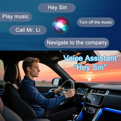 Wireless CarPlay Adapter for Apple Car Play, Small Mini Edition, Converts Factory Wired to Wireless CarPlay, Plug & Play Adapter for Apple iPhone iOS 10+ & Cars from 2015+(2026 Upgrade Black)