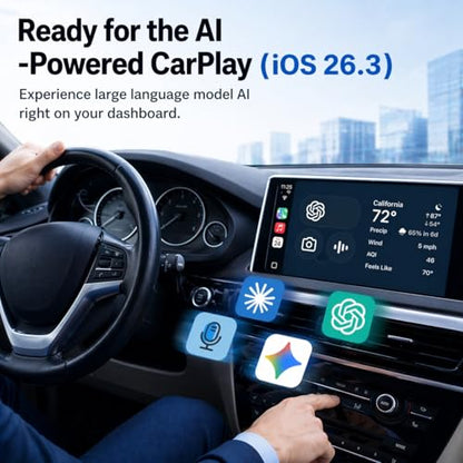 OTTOCAST Mini Nova Wireless CarPlay & Android Auto Plug & Play Adapter