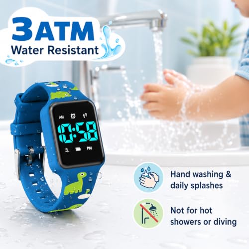 BEN NEVIS Potty Training Watch, Digital Toddler Watch with Countdown/Music/Alarm Clocks/Vibration Reminder and Waterproof, Remind Toddler to Go to The Toilet - color: 01-PurplishBlue