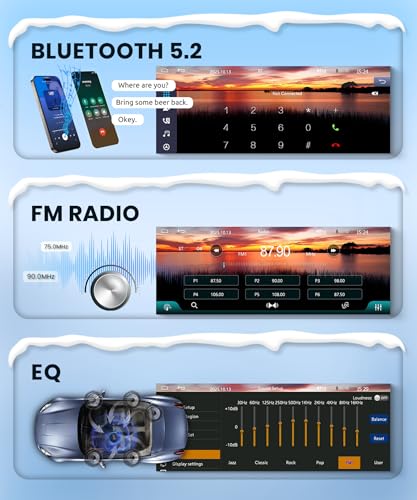 Rimoody Single Din Car Stereo Wireless CarPlay, 6.28'' inCell Touch Screen - style: 6.28 inch with Volume Knob