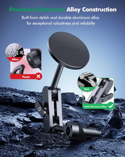 Magnetic Phone Mount for Tesla Model Y/Model YL and Model 3 (2017-2023), Passenger's Side Door Bracket, 360° Rotation, Foldable, Compatible with iPhone 15/14/13/12 and All Phones - size: 2026-2022 Model Y 2023-2021 Model 3 Passenger Seat