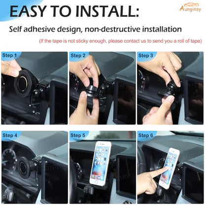 Car Vacuum Magnetic Suction Phone Holder Compatible with Ford Maverick 2022-2025 Hands-Free Suction Cup Mobile Phone Mount Multimedia Display Left Side Panel Cell Phones Bracket Rotatable Accessories - style: Style E