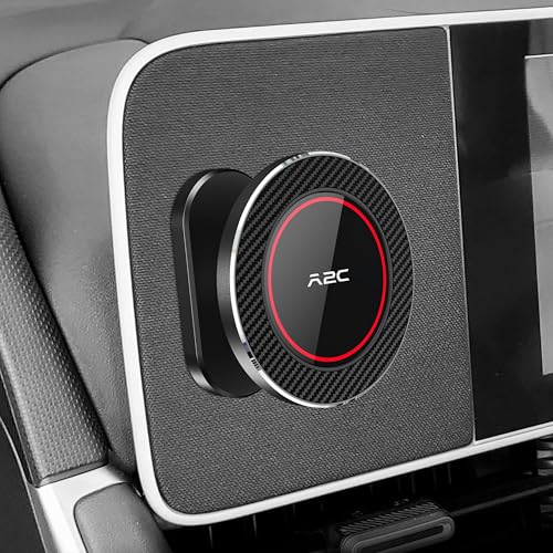A2C for Hyundai Ioniq 5 Phone Mount, Hyundai Magnetic Dashboard Phone Mount - color: Red-MagSafe