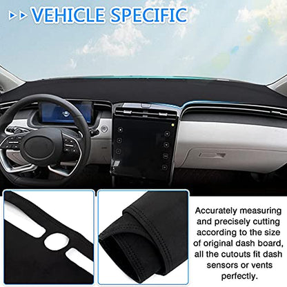 CARTIST Dashboard Cover for Hyundai Tucson 2022 2023 2024 Accessories Dash Cover for Tucson Non-Slip(Only Fit 10.25 inch Digital Cluster, not fit 4.2 inch) - size: Hyundai Tucson 2022-2024