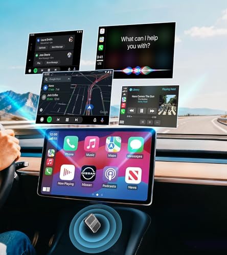 Tsnam Wireless CarPlay Adapter for iPhone & Android Auto USB Dongle