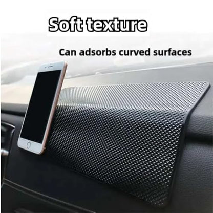 Car Dashboard Non Slip Mat,10.6"x 5.9" Universal Anti Slip Pad,Non-Slip Sticky Gripping Mat for Phones Sunglasses Radar Detector Electronic Devices and More Dashboard Accessories