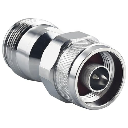 onelinkmore 4.3/10 Mini DIN Connector Female to N Male Adapter Teflon 0-6GHz Connector Adapter - size: 4.3/10 Mini DIN Female to N Male
